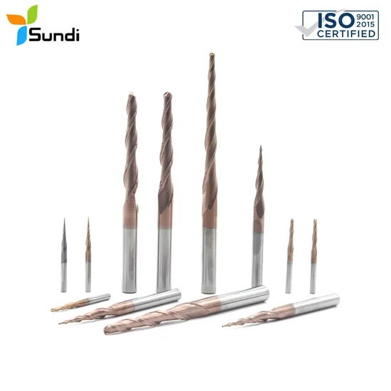 Factory Directly Supplies Hardness Tungsten Carbide Ball Nose Spiral CNC Dlc Coated up Cutting Double Flute Wood Router Bit for Wood Profile Cutter